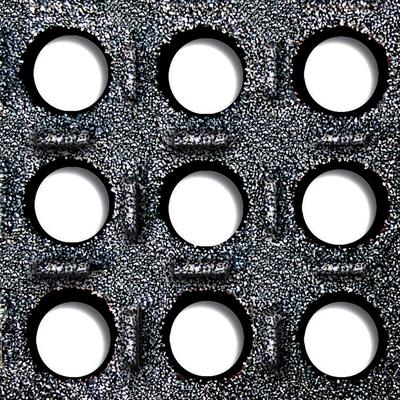Apache Mills 3 Ft. x 5 Ft. 7/8 Ft.' Black Beveled Tuff-tread w/Grit Tuff Wet Area Mat