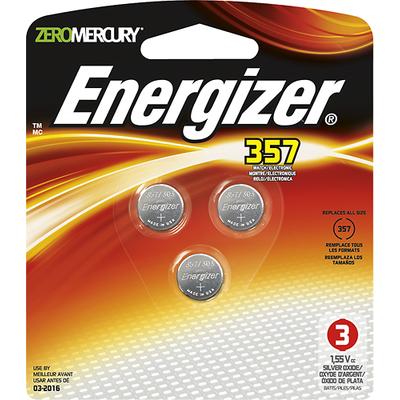 Energizer 357 Batteries (3-Pack) - Silver