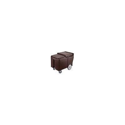 Cambro Mobile SlidingLid Ice Caddy Dark Brown, 125 lbs