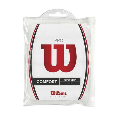 Wilson Electronics Wilson Pro Overgrip Tennis Grip 12 Pack White