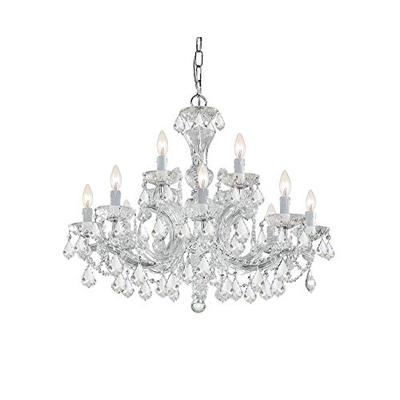 Crystorama 4479-CH-CL-S Crystal Eight Light Chandeliers from Maria Theresa collection in Chrome, Pol