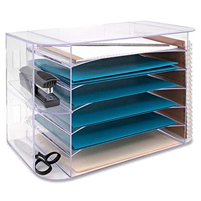 Business Source 6-tray Jumbo Desk Sorter