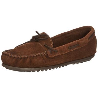 Minnetonka Moccasin (Tod/Yth) - Chocolate-12 Toddler