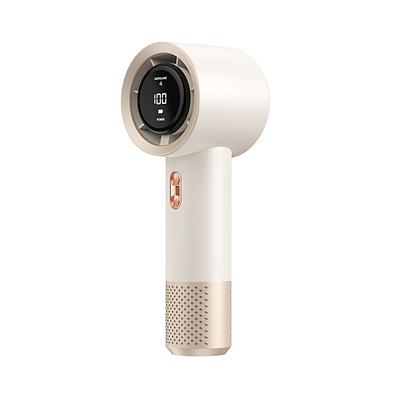 High-Speed Handheld Fan – 199-Speed Adjustable Cooling Heating Modes, Portable Quiet Brushless Motor, LED Display, Multi-Gear Wind Power for Home, Travel Outdoor
