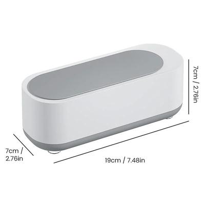 Ultrasound Cleaning Machine Portable Multifunctional Cleaner for Glasses Jewelry Retainers Razor Household Automatic Ultrasonic Washer Compact Deep Cleaning Device for Home Use