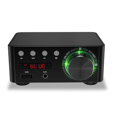 Bluetooth Digital Mini Amplifier 50WX2 Power Amplifier Board Bluetooth-compatible TPA3116 Receiver Stereo 12V Home Car Audio Amp USB U-disK TF Music Card Player Valentine's Day Gift