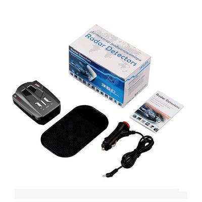 V9 12V Car Radar Detector - Digital Display with Voice Alert, Speed Control, X/K/Ka Band, English Russian Support, Anti-Slip Design